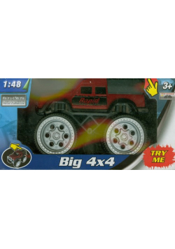 Monster truck 4x4 z dźwiękiem 1:48 czerwony