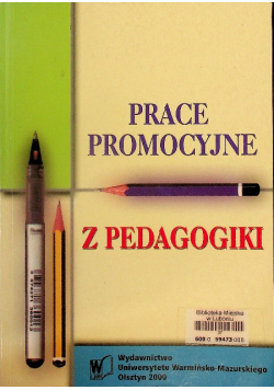 Prace promocyjne z pedagogiki