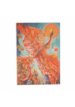 Kalendarz Paperblanks 2025 Firebird Midi Dzienny Flexi