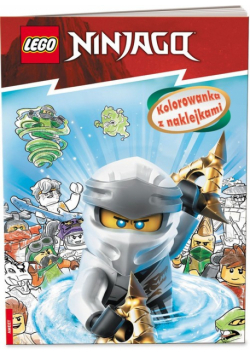 Lego Ninjago Kolorowanka z naklejkami