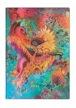 Kalendarz 2025 Humming Dragon Midi tygodniowy HOR Flexi