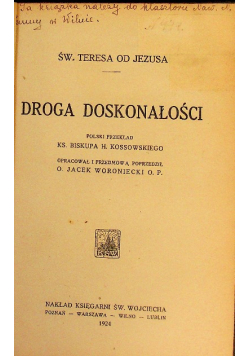 Droga doskonałości 1924 r.