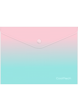 Koperta A4 na zatrzask Coolpack gradient strawber