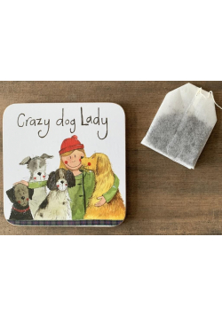 Podkładka pod kubek C154 Crazy Dog Lady Psiara