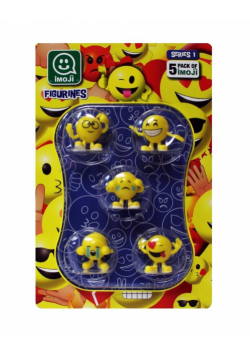 Emotikony - Figurki 5-pak mix