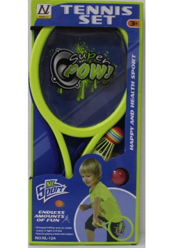 Tenis z rakietkami piłka i lotka