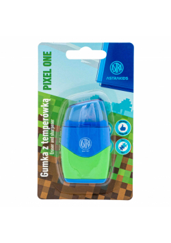 Temperówka i gumka 2w1 Astrakids Pixel One