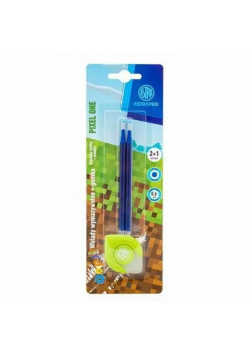 Wkłady wymazywalne niebieskie + gumka do długopisów i ołówków ASTRAPEN Oops! PIXEL ONE blister