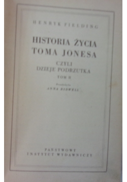 Historia życia Toma Jonesa. Tom II