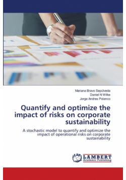 Quantify and optimize the impact of risks on corporate sustainability