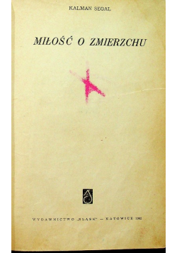 Miłość o zmierzchu