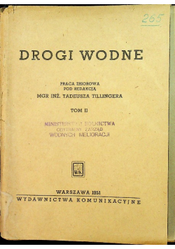 Drogi wodne Tom II