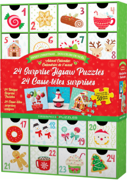 Kalendarz adwentowy puzzle Sweet Christmas 8924-5666