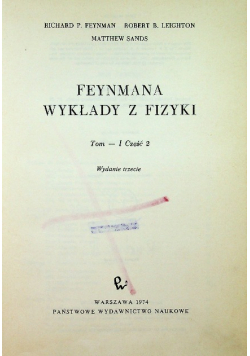 Feynmana wykłady z fizyki Tom I Część 2