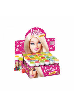 Bańki mydlane Barbie 60 ml 36 sztuk