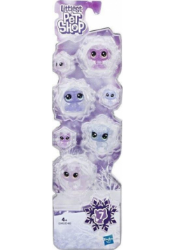 Figurki Littlest Pet Shop arktyczne purple 7szt