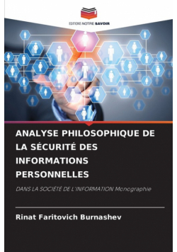 Analyse Philosophique De La Sécurité Des Informations Personnelles