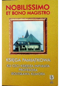 Nobilissimo et bono magistro