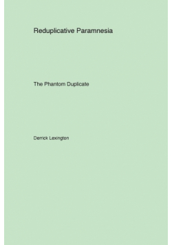 Reduplicative Paramnesia