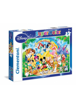 Puzzle SuperColor Disney Family 60