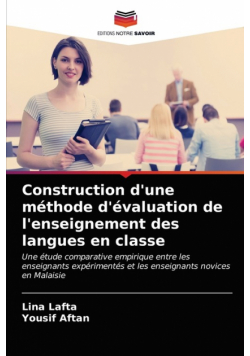Construction d'une méthode d'évaluation de l'enseignement des langues en classe