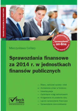Sprawozdania finansowe za 2014 r. w jednostkach finansów publicznych