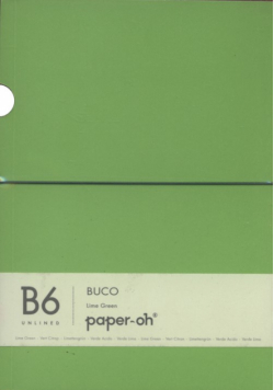 Notatnik B6 Paper-oh Buco Lime Green