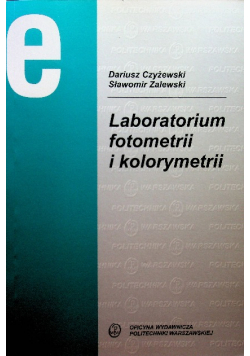 Laboratorium fotometrii i kolorymetrii