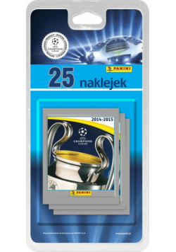 Blister z naklejkami UEFA CHAMPIONS