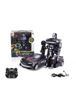 Zdalnie sterowany Auto-Robot 2w1 czarny