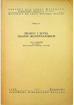 Dramat i Scena Krajów Skandynawskich