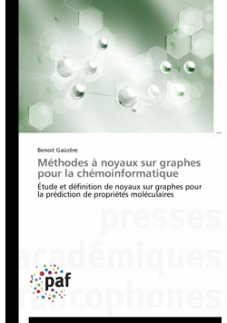 Méthodes à noyaux sur graphes pour la chémoinformatique