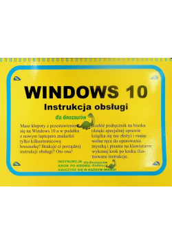 Windows 10 instrukcja obsługi