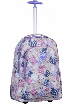 Plecak młodzieżowy na kółkach Coolpack Alan White Bunny