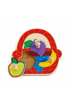 Puzzle - koszyk piknikowych owoców