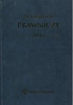 Informator Prawniczy 2016 A5 granatowy