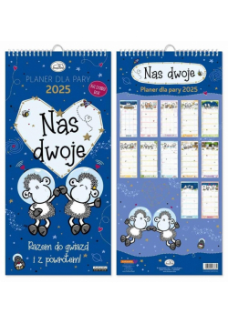 Kalendarz 2025 Planer Sheepworld dla pary