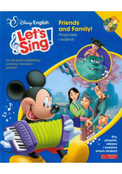 Disney English Let's Sing! Friends and Family! + CD