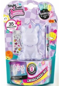 Świecące dekorożce DIY Unicorn sweet mix