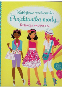 Naklejkowe przebieranki Projektantka mody Kolekcja wiosenna
