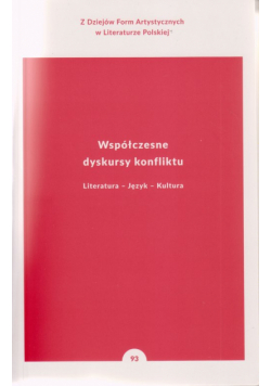 Współczesne dyskursy konfliktu