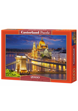 Puzzle Budapest view at dusk 2000