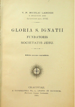 Gloria S Ignatii 1890 r.
