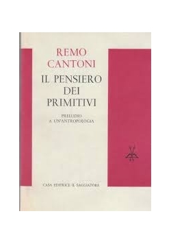 Il pensiero dei primitivi