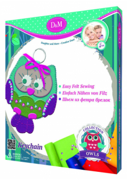 Uszyj filcowe etui z sową na klucze