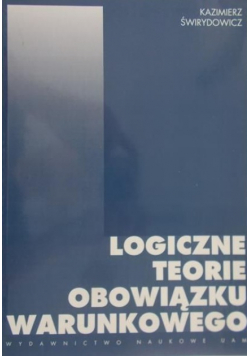 Logiczne teorie obowiązku warunkowego