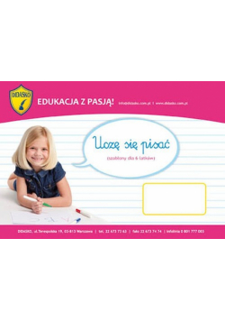 Szablony dla 6-latków. Uczę się pisać + Flamaster