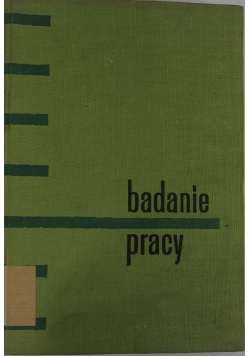 Badanie pracy