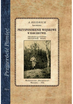 Przysposobienie wojskowe w harcerstwie