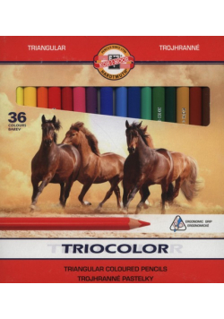 Kredki Triocolor 9mm 36 kolorów